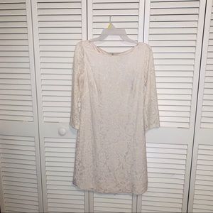 Vince Camuto White Lace Dress